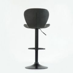 Барный стул Barneo N-86 Time / Black / VPU Dark Gray Vintage серый винтаж 970-11 в Челябинске - chelyabinsk.mebel24.online | фото 2
