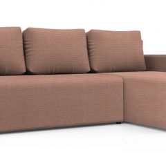 Диван угловой Алиса 3 Shaggy DESERT - TEOS BLACK в Челябинске - chelyabinsk.mebel24.online | фото