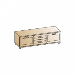 Гостиная Мелисса Композиция 10 (Акация Молдау) в Челябинске - chelyabinsk.mebel24.online | фото 5