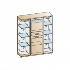 Гостиная Мелисса Композиция 6 (Акация Молдау) в Челябинске - chelyabinsk.mebel24.online | фото 2