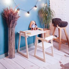 Комплект детской мебели стол и  два стула Я САМ "Лофт-Дуо" (Белый) в Челябинске - chelyabinsk.mebel24.online | фото 10