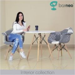 Кресло Barneo N-14 Patchwork черно-белый в Челябинске - chelyabinsk.mebel24.online | фото 3