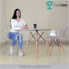 Кресло Barneo N-14 WoodMold прозрачный в Челябинске - chelyabinsk.mebel24.online | фото 2