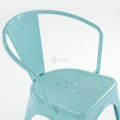 Кресло Barneo N-239 Tolix (RAL6027 бирюзовый) в Челябинске - chelyabinsk.mebel24.online | фото 4