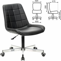Кресло BRABIX "Deco MG-316" (черное) 532080 в Челябинске - chelyabinsk.mebel24.online | фото 2