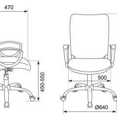 Кресло Бюрократ CH-599AXSN/32B/TW-11 черный TW-32K01 в Челябинске - chelyabinsk.mebel24.online | фото 4