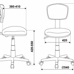 Кресло детское Бюрократ CH-W299/SD/TW-18 салатовый в Челябинске - chelyabinsk.mebel24.online | фото 4