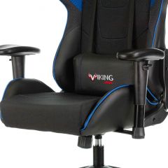 Кресло игровое Бюрократ VIKING 4 AERO BLUE черный/синий в Челябинске - chelyabinsk.mebel24.online | фото 5