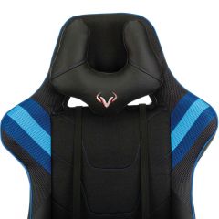 Кресло игровое Бюрократ VIKING 4 AERO BLUE черный/синий в Челябинске - chelyabinsk.mebel24.online | фото 6