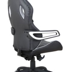 Кресло компьютерное BRABIX "Techno Pro GM-003" (черное/серое, вставки серые) 531814 в Челябинске - chelyabinsk.mebel24.online | фото 4