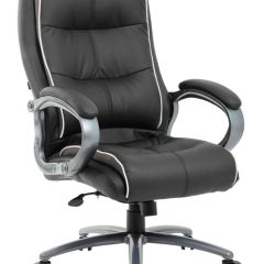 Кресло офисное BRABIX PREMIUM "Strong HD-009" (экокожа черная, ткань серая) 531945 в Челябинске - chelyabinsk.mebel24.online | фото