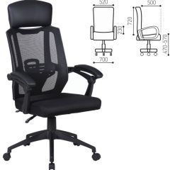 Кресло офисное BRABIX "Nexus ER-401" (черное) 531835 в Челябинске - chelyabinsk.mebel24.online | фото 2