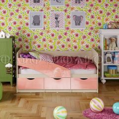 Кровать Бабочки (Розовый металлик) 1800 в Челябинске - chelyabinsk.mebel24.online | фото 1