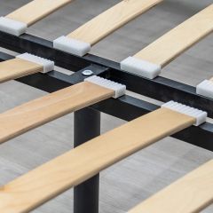 Кровать двойная Оливия 160 + ортопед. основание в Челябинске - chelyabinsk.mebel24.online | фото 14