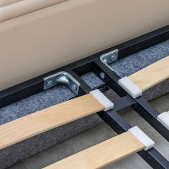 Кровать двойная Оливия 160 + ортопед. основание в Челябинске - chelyabinsk.mebel24.online | фото 15