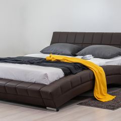 Кровать двойная Оливия 160 + ортопед. основание в Челябинске - chelyabinsk.mebel24.online | фото
