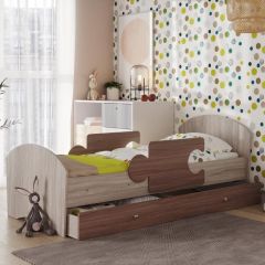 Кровать "Мозайка" на ламелях + бортики + ящики в Челябинске - chelyabinsk.mebel24.online | фото 2