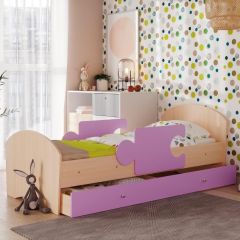 Кровать "Мозайка" на ламелях + бортики + ящики в Челябинске - chelyabinsk.mebel24.online | фото 9