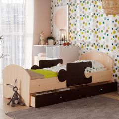 Кровать "Мозайка" на ламелях + бортики + ящики в Челябинске - chelyabinsk.mebel24.online | фото 10