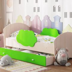 Кровать "Тучка" на щитах с бортиками + ящик в Челябинске - chelyabinsk.mebel24.online | фото 6