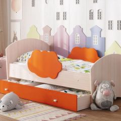 Кровать "Тучка" на щитах с бортиками + ящик в Челябинске - chelyabinsk.mebel24.online | фото 2