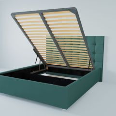Кровать Венеция с ПМ 900 (велюр бирюзовый) в Челябинске - chelyabinsk.mebel24.online | фото