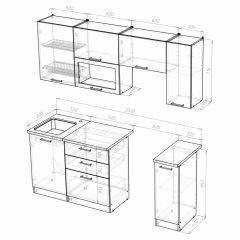 Кухонный гарнитур Алина ультра (2000) в Челябинске - chelyabinsk.mebel24.online | фото 3