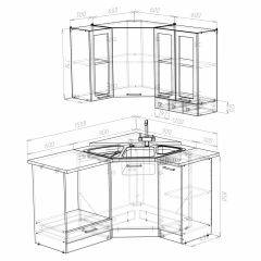 Кухонный гарнитур Лира литл 1500*1200 в Челябинске - chelyabinsk.mebel24.online | фото 3