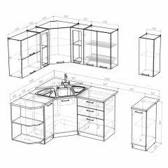 Кухонный гарнитур Лира оптима 1500*1800 в Челябинске - chelyabinsk.mebel24.online | фото 3