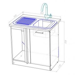 Кухонный гарнитур Надежда прайм 5 2300х1500 мм в Челябинске - chelyabinsk.mebel24.online | фото 20