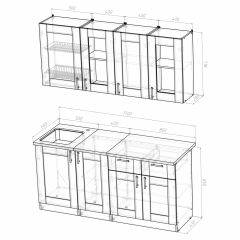 Кухонный гарнитур Ника демо 1700 в Челябинске - chelyabinsk.mebel24.online | фото 4