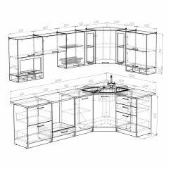 Кухонный гарнитур Ника гранд оптима 1500*2600 в Челябинске - chelyabinsk.mebel24.online | фото 3