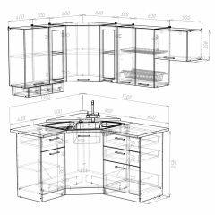 Кухонный гарнитур Симона литл 1300*2000 в Челябинске - chelyabinsk.mebel24.online | фото 3