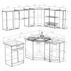 Кухонный гарнитур Симона мега оптима 2100*1500 в Челябинске - chelyabinsk.mebel24.online | фото 3