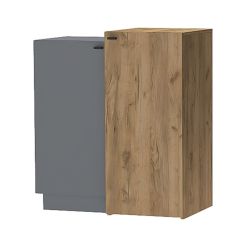 Модульная спальня Квадро (ЛДСП дуб крафт золотой) в Челябинске - chelyabinsk.mebel24.online | фото 4
