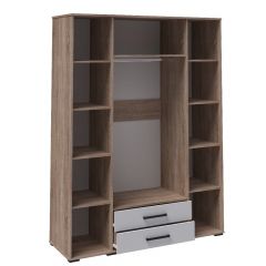 Модульная Спальня Соната (Белый/Дуб сонома) в Челябинске - chelyabinsk.mebel24.online | фото 6