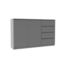 МОРИ МК 1600.1 Комод (графит) в Челябинске - chelyabinsk.mebel24.online | фото 2