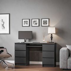 МОРИ МС-2 Стол 6 ящиков (графит) в Челябинске - chelyabinsk.mebel24.online | фото