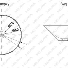 Накладная раковина melana mln-t4006-b1 (синяя) в Челябинске - chelyabinsk.mebel24.online | фото 2