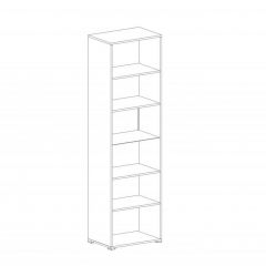НИЦЦА Гостиная Шкаф-витрина 1 дв в Челябинске - chelyabinsk.mebel24.online | фото 2