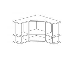 Полка угловая №859 "Ралли" в Челябинске - chelyabinsk.mebel24.online | фото 2