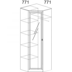 Прихожая Инна 4 Денвер темный в Челябинске - chelyabinsk.mebel24.online | фото 5