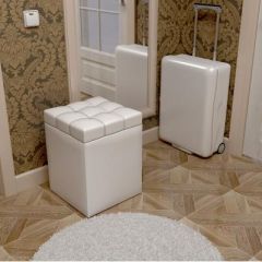 Пуф КВАДРО Белый в Челябинске - chelyabinsk.mebel24.online | фото