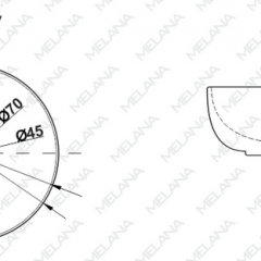 Раковина MELANA MLN-7061 в Челябинске - chelyabinsk.mebel24.online | фото 2