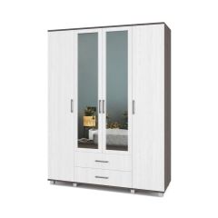 ЕВА Шкаф 4-х дверный Е43 в Челябинске - chelyabinsk.mebel24.online | фото