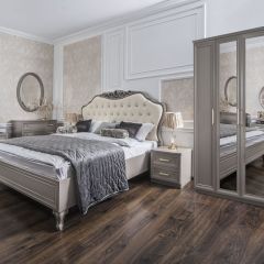 Шкаф 5-ти ств с зеркалами Мокко (серый камень) в Челябинске - chelyabinsk.mebel24.online | фото 4