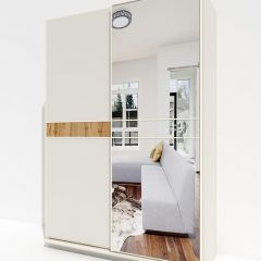 Шкаф-купе 1400 серии SOFT D6+D4+B2+PL2 (2 ящика+1штанга+1 полка) профиль «Капучино» в Челябинске - chelyabinsk.mebel24.online | фото