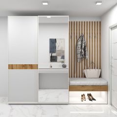 Шкаф-купе 1400 серии SOFT D6+D4+B2+PL2 (2 ящика+1штанга+1 полка) профиль «Капучино» в Челябинске - chelyabinsk.mebel24.online | фото 5