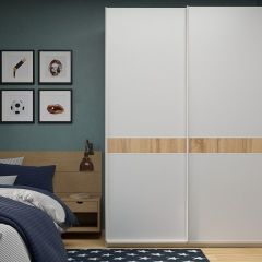 Шкаф-купе 1400 серии SOFT D6+D6+B2+PL3 (2 ящика+2штанги) профиль «Капучино» в Челябинске - chelyabinsk.mebel24.online | фото 5
