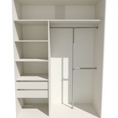 Шкаф-купе 1400 серии SOFT D8+D2+B2+PL4 (2 ящика+F обр.штанга) профиль «Капучино» в Челябинске - chelyabinsk.mebel24.online | фото 2